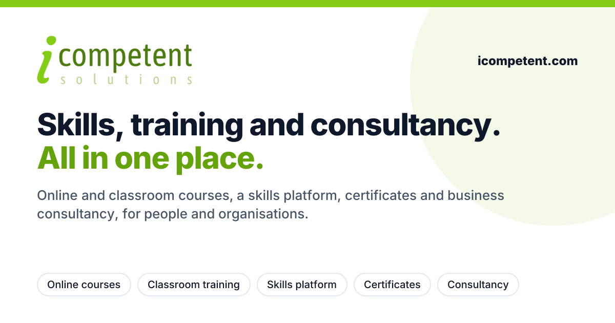 Online & Professional Training Courses | iCompetent
